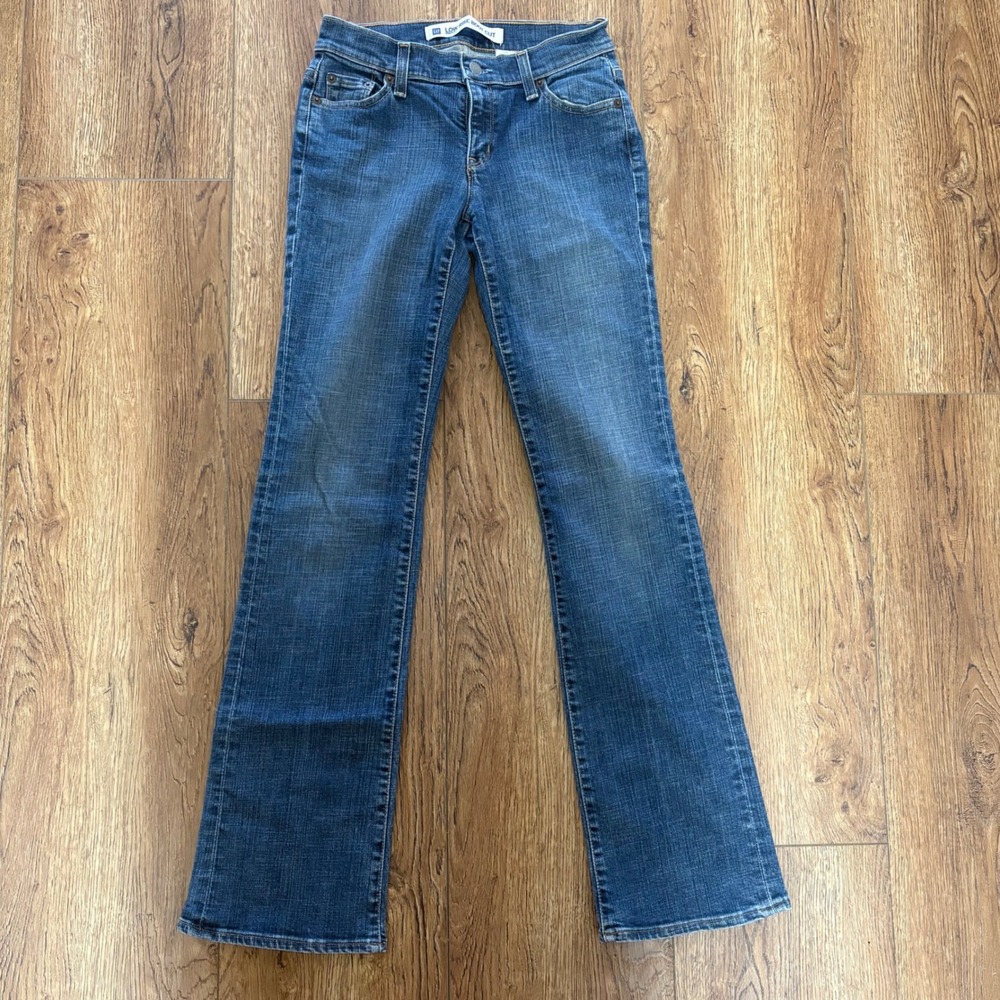 VTG Gap Low Rise Bootcut Jeans USA Made Medium‎ Wash Blue Denim Womens Size 1